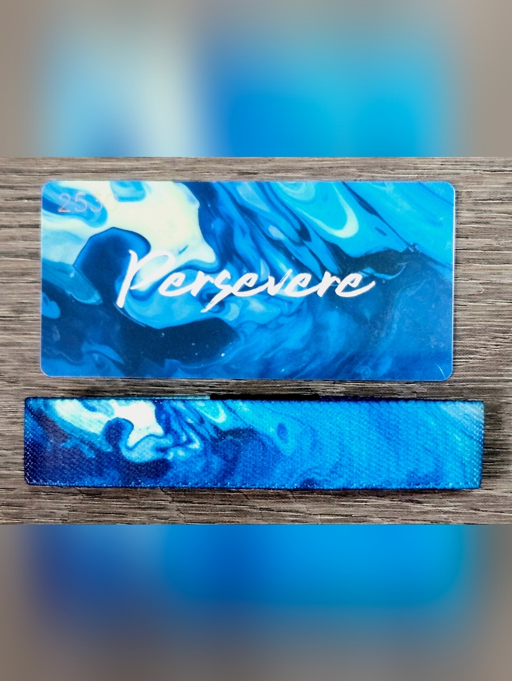 ZOX "PERSEVERE" #2653 new medium collectible limited edition wristband